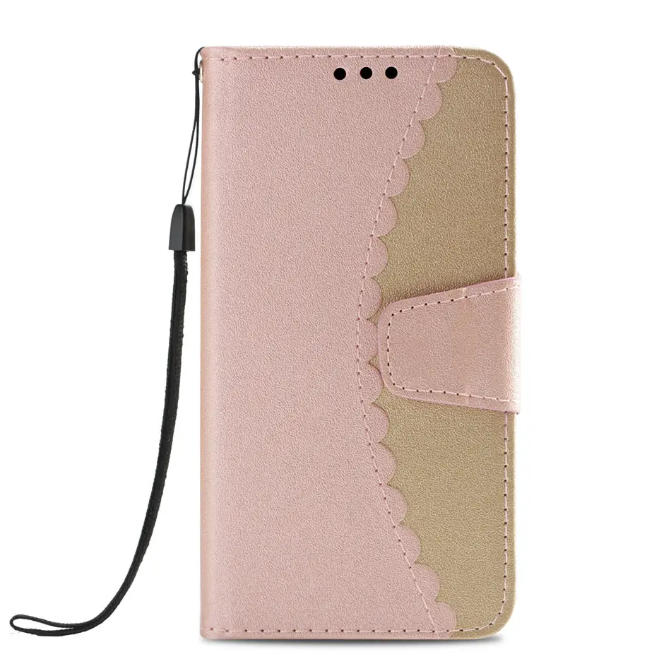 Rose Gold Gold Z Роскошный популярный цветной чехол для apple iPhone X, XR, Xs, Max, 8, 7, 6, 6S Plus, откидная крышка из искусственной кожи с силиконовым держателем, кошелек, Fundas D03Z - Цвет: Rose Gold Gold Z