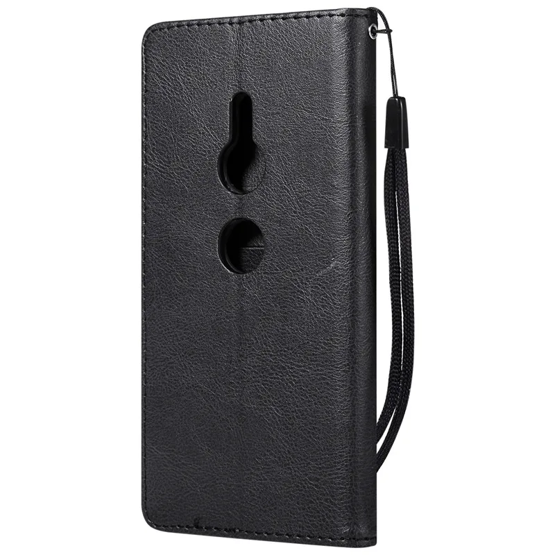For Sony Xperia XZ2 Case Luxury Leather Wallet Phone H8216 H8266 H8296 Flip | Мобильные телефоны и аксессуары