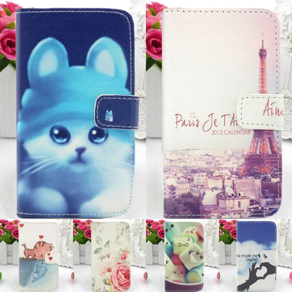 Кожаный чехол держатель карты мобильного телефона сумка Protector кожи флип wa для LG