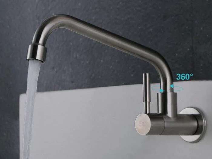 Кухонный кран SUS 304 наполнитель для кастрюль из нержавеющей стали двойное