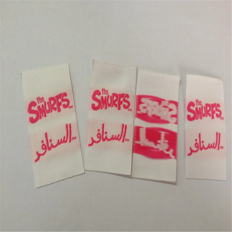 

Custom 4*5.5cm garment Woven Label Cloth Labels