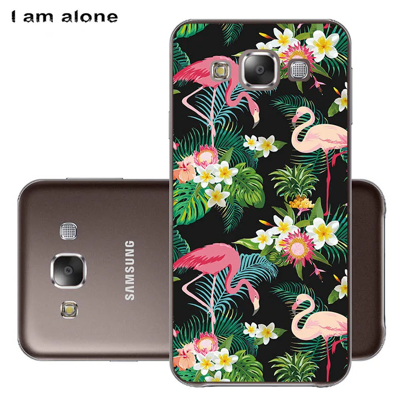 PC KK13 Чехлы для телефонов I am alone для samsung Galaxy E5 E500, 5,0 дюймов, жесткие пластиковые чехлы для мобильных телефонов, Модные цветные сумки - Цвет: PC KK13