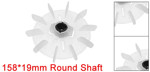 

Uxcell 1 шт. 158x1 9 мм/129x1 4 мм/105x10 мм круглый вал запасные части белый пластик 10 крыльчатки двигатель вентилятор лопасти YT90/YT71/YT63