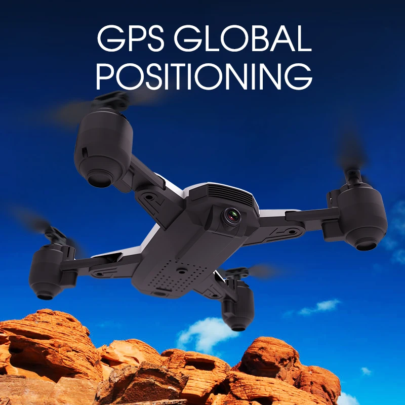 SHRC H1 Дрон WIFI 720P камера FPV 18 мин Время полета 5G GPS Follow Me режим складной ударопрочный