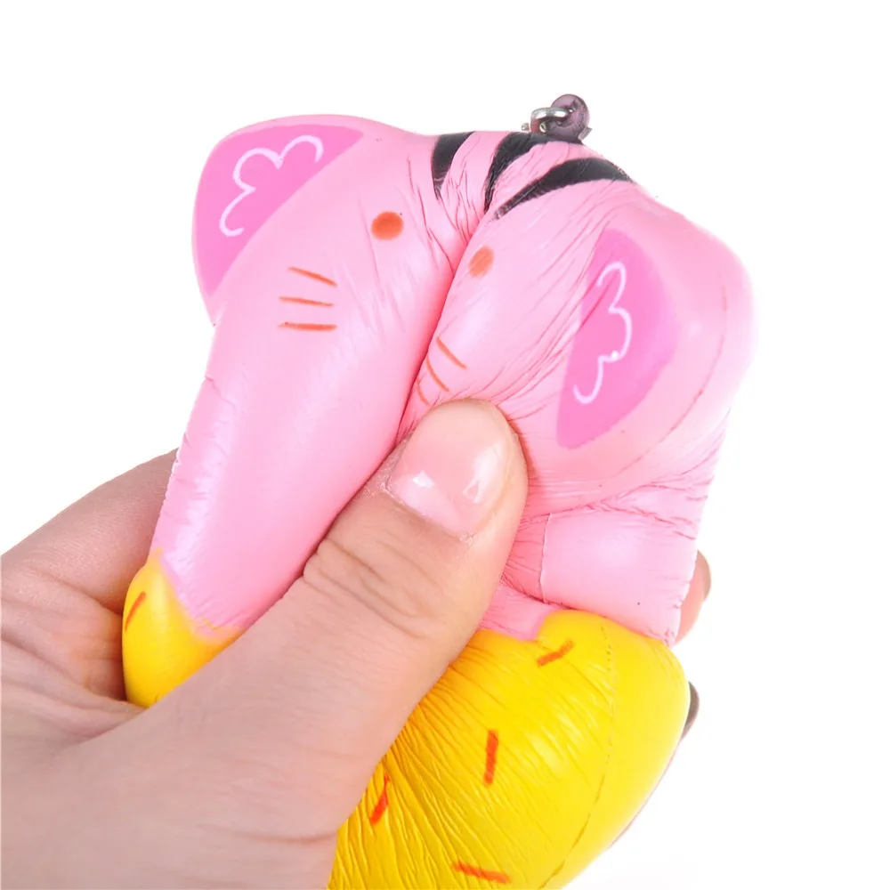 Jumbo мягкие и милые панды/kitty пончик хлеб крем Ароматические очень медленно