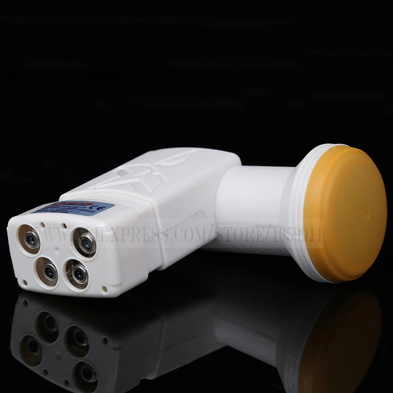 4 шт. Full hd цифровой универсальный LNB Низкий уровень шума рисунок 0.1dB ku band quad lnb высокое качество спутникового телевидения dvbs2 Универсальный lnb HD LNB