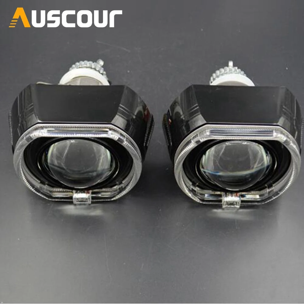 2шт 3 0 дюймов H4Q5 Bi xenon hid объектив проектора металлический держатель D2S D2H