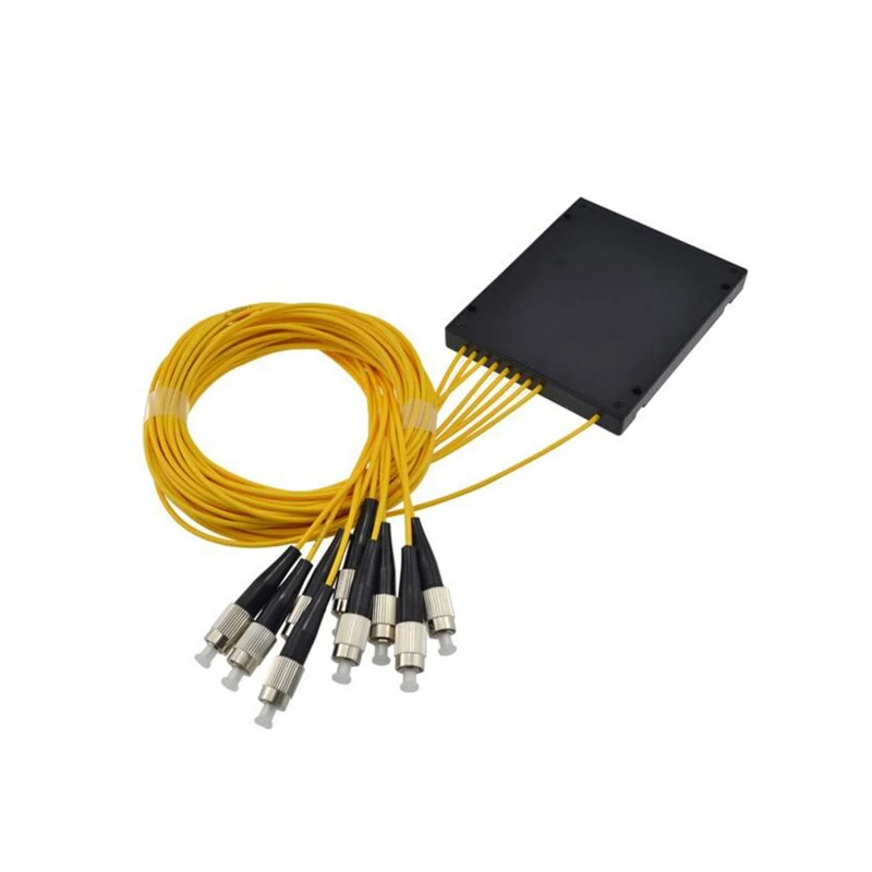 FCA UPC 1X8 ПЛК одномодовый волоконно-оптический сплиттер FTTH ABS Тип FC FBT