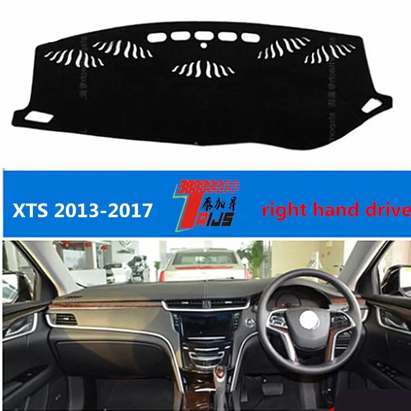 

Taijs правым элегантный стиль приборной панели автомобиля Мат Обложка Pad для Cadillac xts 2013-2017 специальные площадки для cadillac