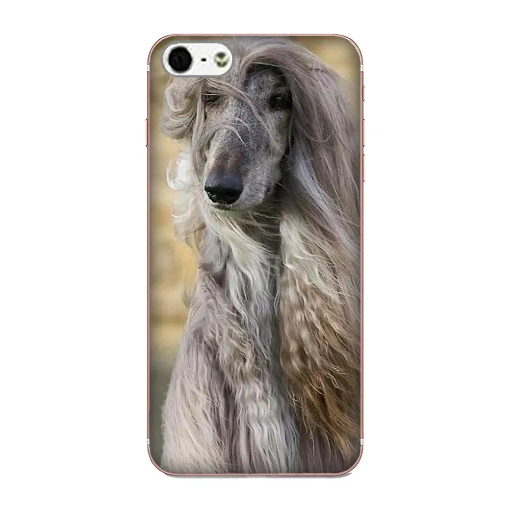 TPU чехол для телефона Sony Xperia Z Z1 Z2 Z3 Z4 Z5 compact Mini M2 M4 M5 T3 E3 E5 XA XA1 XZ Premium Afghan Hound Dog Puppies