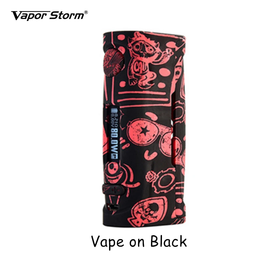 Оригинал 80 Вт Vapor Storm Пума-ребенок шаблон TC коробка мод 510 электронная сигарета Vape
