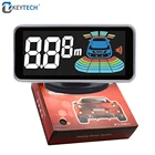 Парковочный дисплей OkeyTech, 4 датчика, радар-детектор заднего хода светодиодный ная система сигнализации для автомобиля