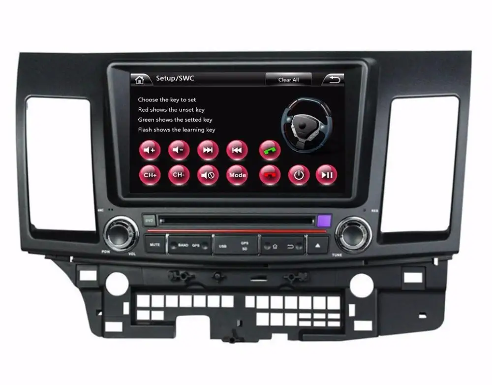 " Автомобильный dvd-плеер с gps(ОПТ), BT/tv, аудио Радио стерео автомобильный мультимедиа для Mitsubishi LANCER 2006 2007 2008 2009 2010 2011 2012