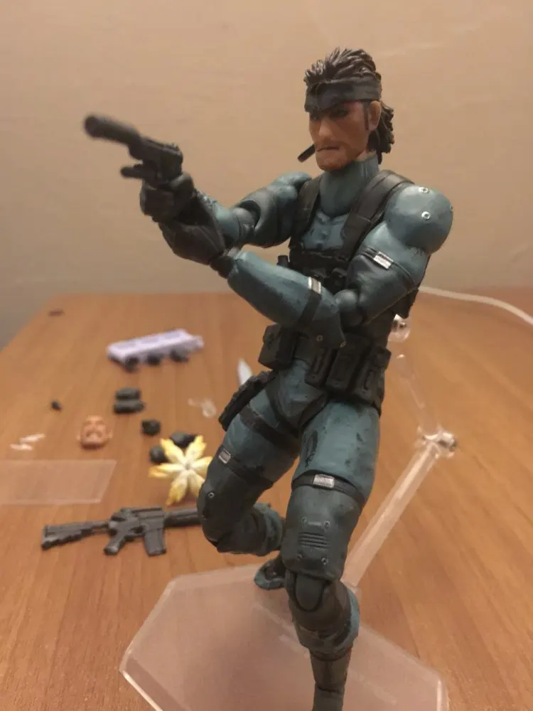 Figma 243 металлическая Шестерня 2: SONS OF LIBERTY 15 см змея ПВХ фигурка Коллекционная
