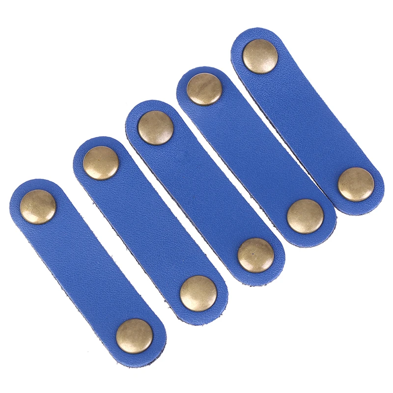 5 шт. волоконно оптический кабель держатель сумка Органайзер из натуральной кожи