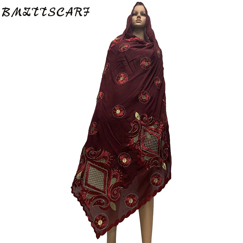 100% мягкий хлопковый шарф африканские женские шарфы новый дизайн большие для шали