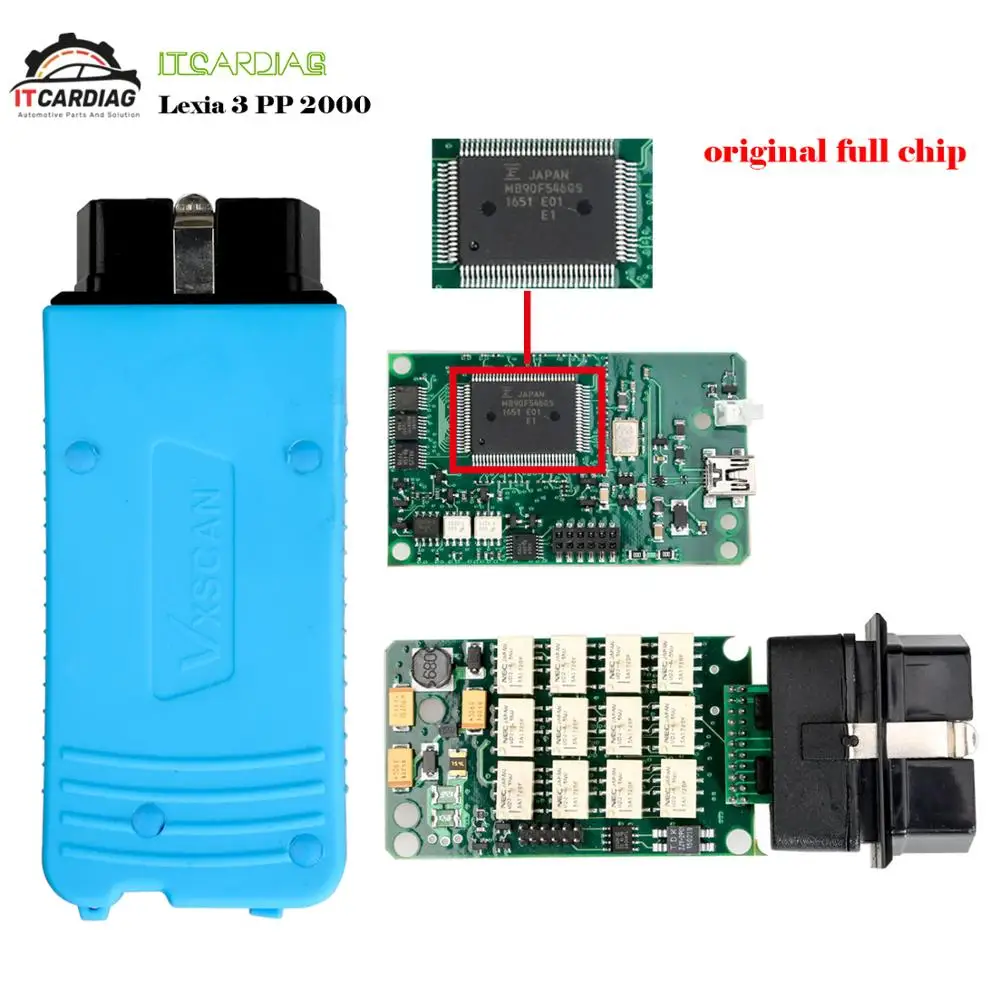 VXSCAN OBD версия Lexia3 Lexia 3 PP2000 Diagbox V7.83 прошивка 921815C полная версия Lexia-3 OBDII диагностический инструмент