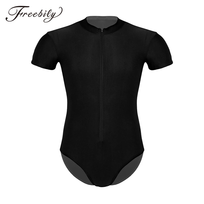 Мужской купальник с коротким рукавом и молнией спереди Размеры s/M/L/XL/XXL/XXXL цвет в