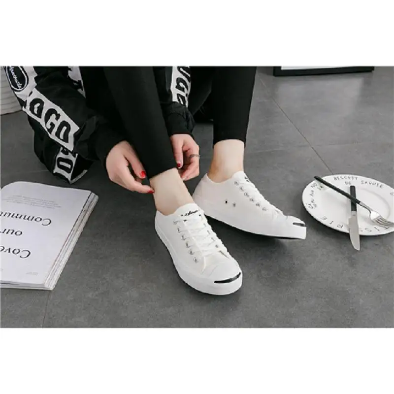 SHARCPCLAW/сезон весна лето женская повседневная обувь модная мужская парусиновая