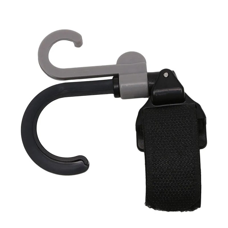

2Pcs Infant Baby Stroller Double Rotate Hook Holder Pram Hook Pushchair Hanger