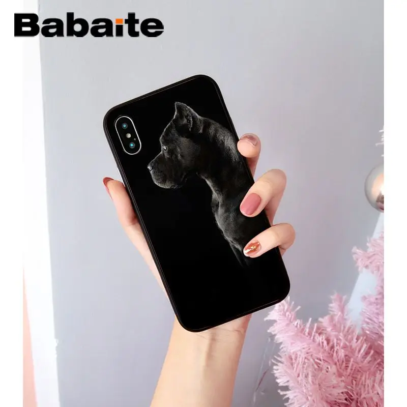 Babaite прекрасный питомец питбуль Новинка чехол для телефона Fundas чехол для iPhone X XS MAX 6 6S 7 7plus 8 8Plus 5 5S XR чехол