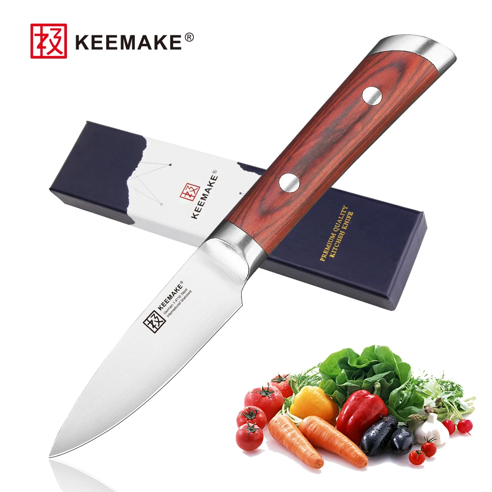 2018 KEEMAKE 3 5 &quotнож для очистки овощей немецкий 1 4116 стали лезвие кухонные ножи
