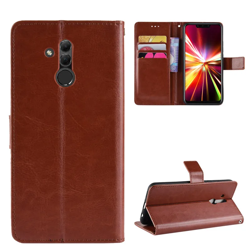 For Huawei Mate 20 Lite Case Luxury PU Leather Back Cover Flip Protective Phone Bag Skin Fundas | Мобильные телефоны и