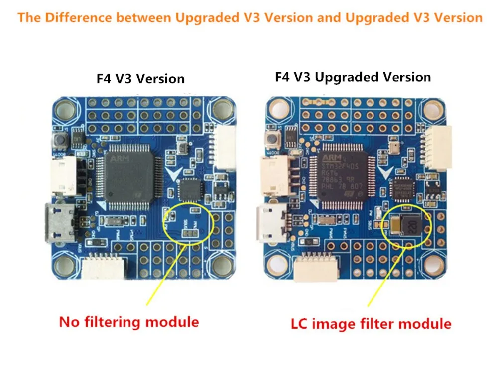 Плата контроллера полета Betaflight Omnibus F4 V3 встроенный барометр слот OSD TF для FPV