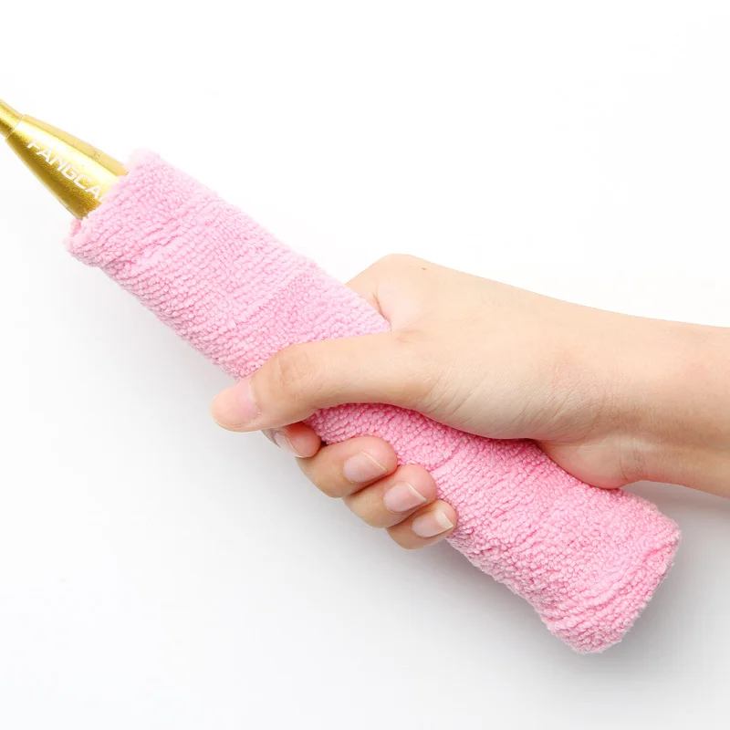 Pink 5 шт./лот FANGCAN полотенце запасная ручка теннис сквош бадминтон ракетка микрофибра полотенца ручки с 10 цветов - Цвет: Pink