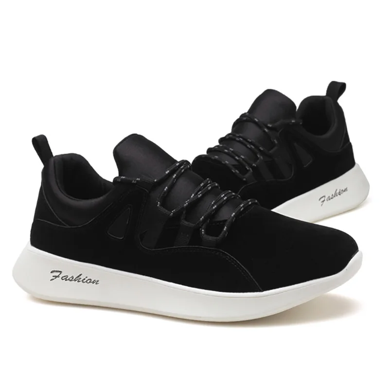 Мужские кроссовки COSIDRAM черные повседневные из искусственной кожи на весну RME-323 |