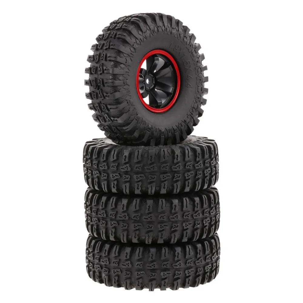 4 шт. 118 мм 1 9 дюйма резиновые шины для колес 1:10 RC Rock Crawler Axial SCX10 90047 RC4WD D90 D110 TF2 Traxxas TRX