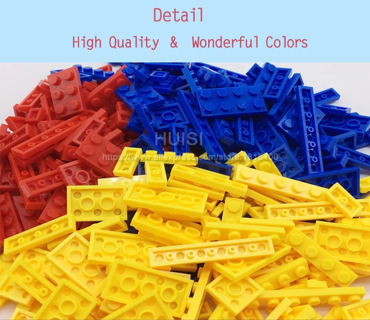 100 шт./лот набор строительных блоков детские детали Birkcs Микс 8 размеров модель