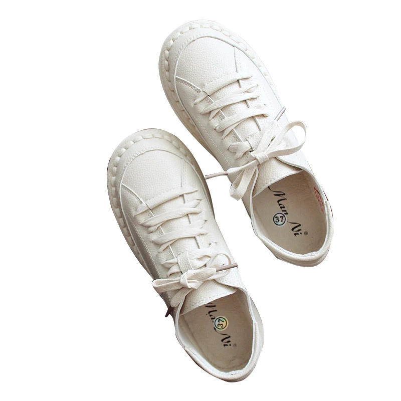 Новая весенняя обувь на плоской подошве в стиле ретро Mori женская Харадзюку