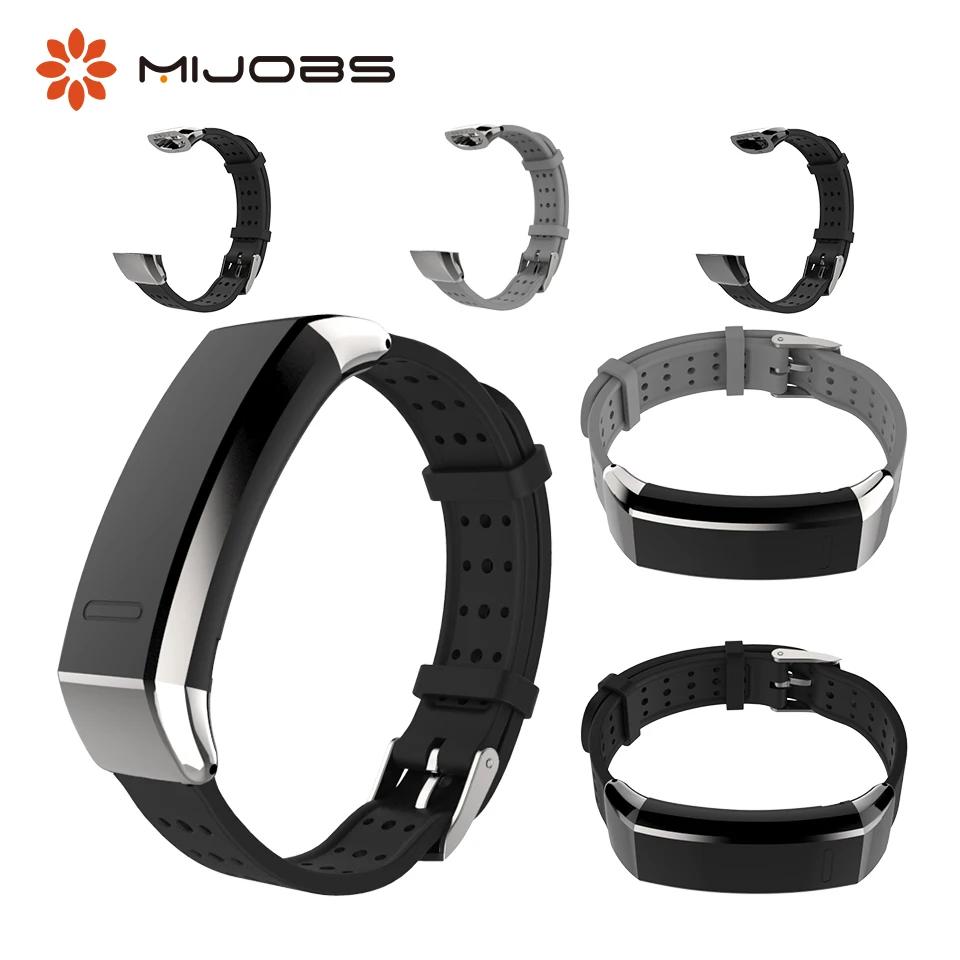 Спортивный силиконовый ремешок Mijobs для Huawei Band 2 Pro B19 B29, умный Браслет Wrsitband для Huawei Band 2 Pro, Смарт-часы