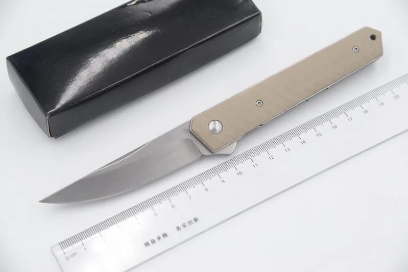 JUFULE сделано Kwaiken G10 Ручка шарикоподшипник Флиппер складной тактика выживания vg10 Лезвие Открытый EDC Карманные Инструменты кухонный нож - Цвет: Desert color