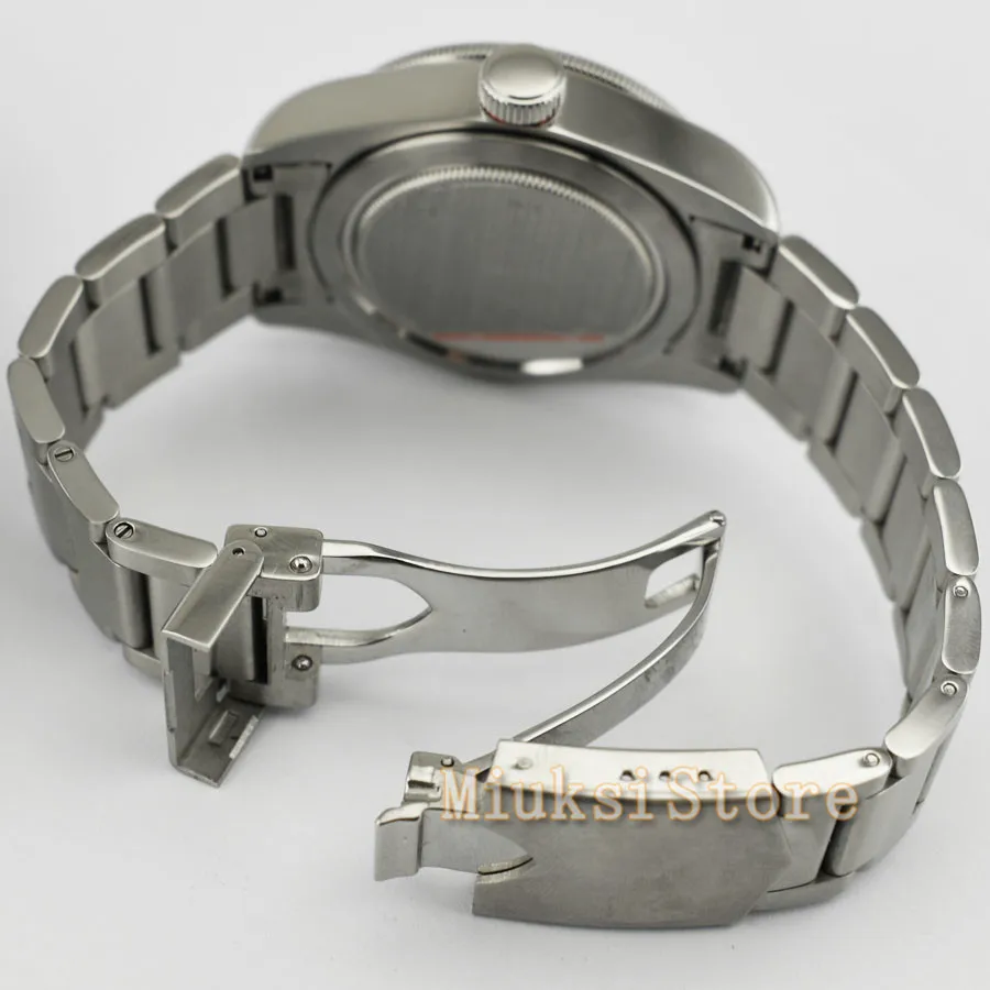 41 мм серебряные часы случае подходят часы Parnis Miyota 8205/8215/821A ETA 2836 Mingzhu DG 2813/3804