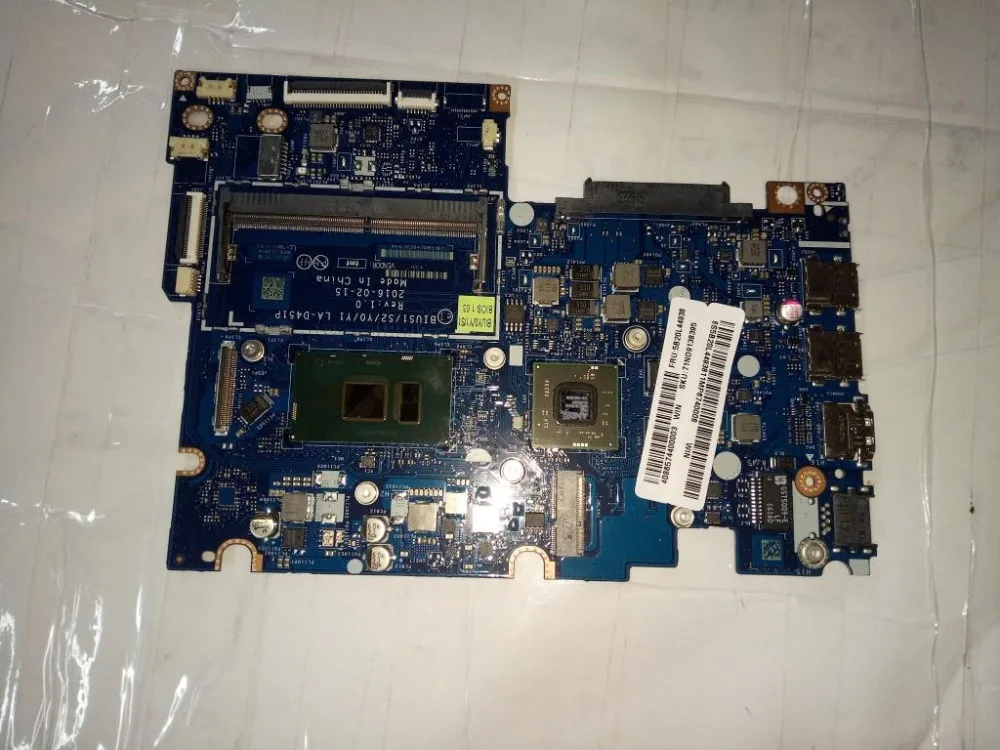 

Applicable to 510S-14ISK notebook motherboard I3-6100U I3-6006U VGA(2G) number LA-D451P FRU 5B20L45225 5B20L45152 5B20M77477