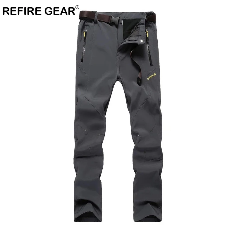 Мужские спортивные брюки ReFire Gear теплые дышащие из мягкого флиса быстросохнущие