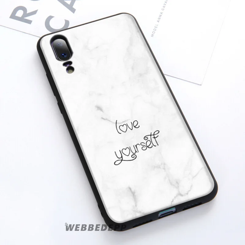 WEBBEDEPP Gold Marble Soft Case For Huawei P30 P20 Pro P10 P9 Lite 2017 P Smart 2019 &amp Nova 3 3i Y9 |