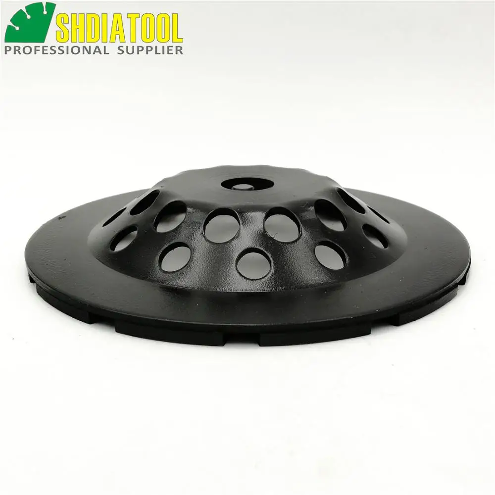 SHDIATOOL 7 &quot/180 мм Алмазная двухрядная шлифовальная чашка колесо двухрядный