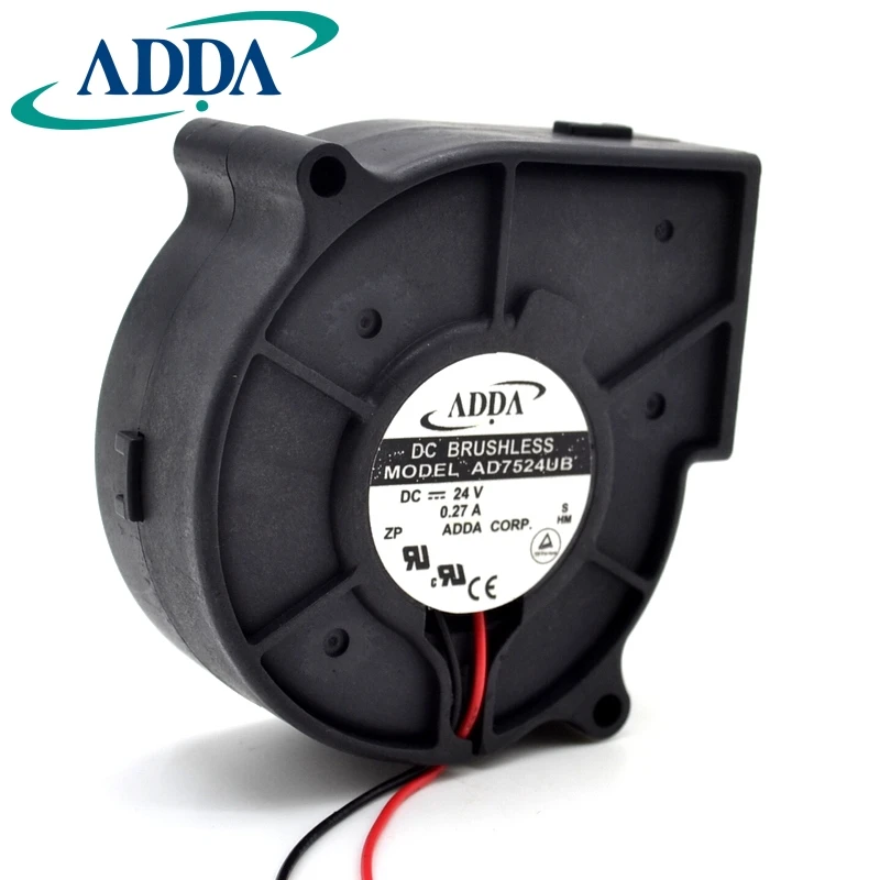 ADDA Новый и оригинальный осевой вентилятор AD7524UB 24V проектор Фотографическая