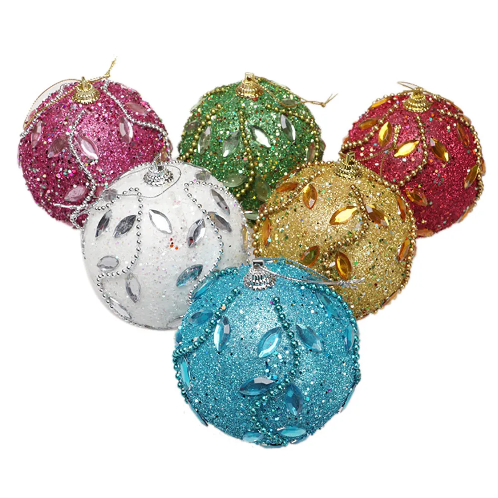 8 см DIY Рождественская елка украшения Bolas De Navidad Висячие елочные шары вечерние