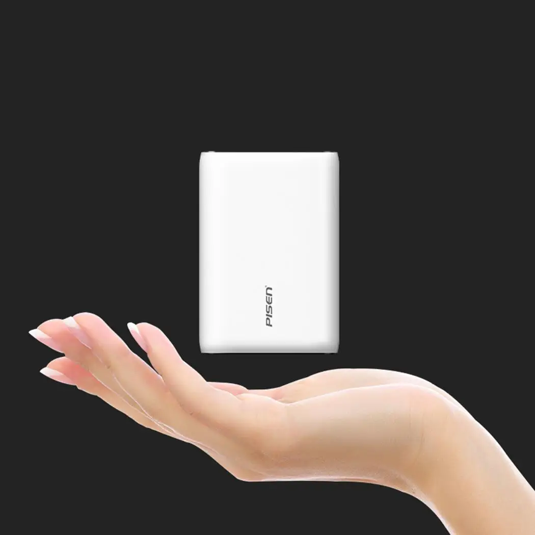 Портативный светодио дный USB 10000 mAh ультра компактный внешний Батарея Зарядное устройство Мощность Bank