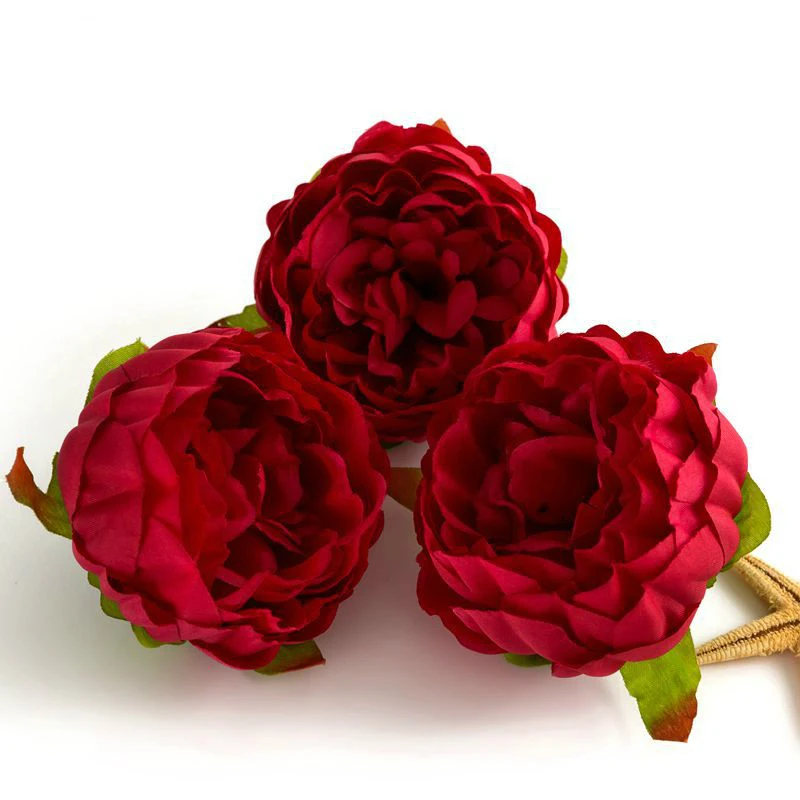 10 см высокое качество пион искусственный Шелковый цветок свадебное украшение