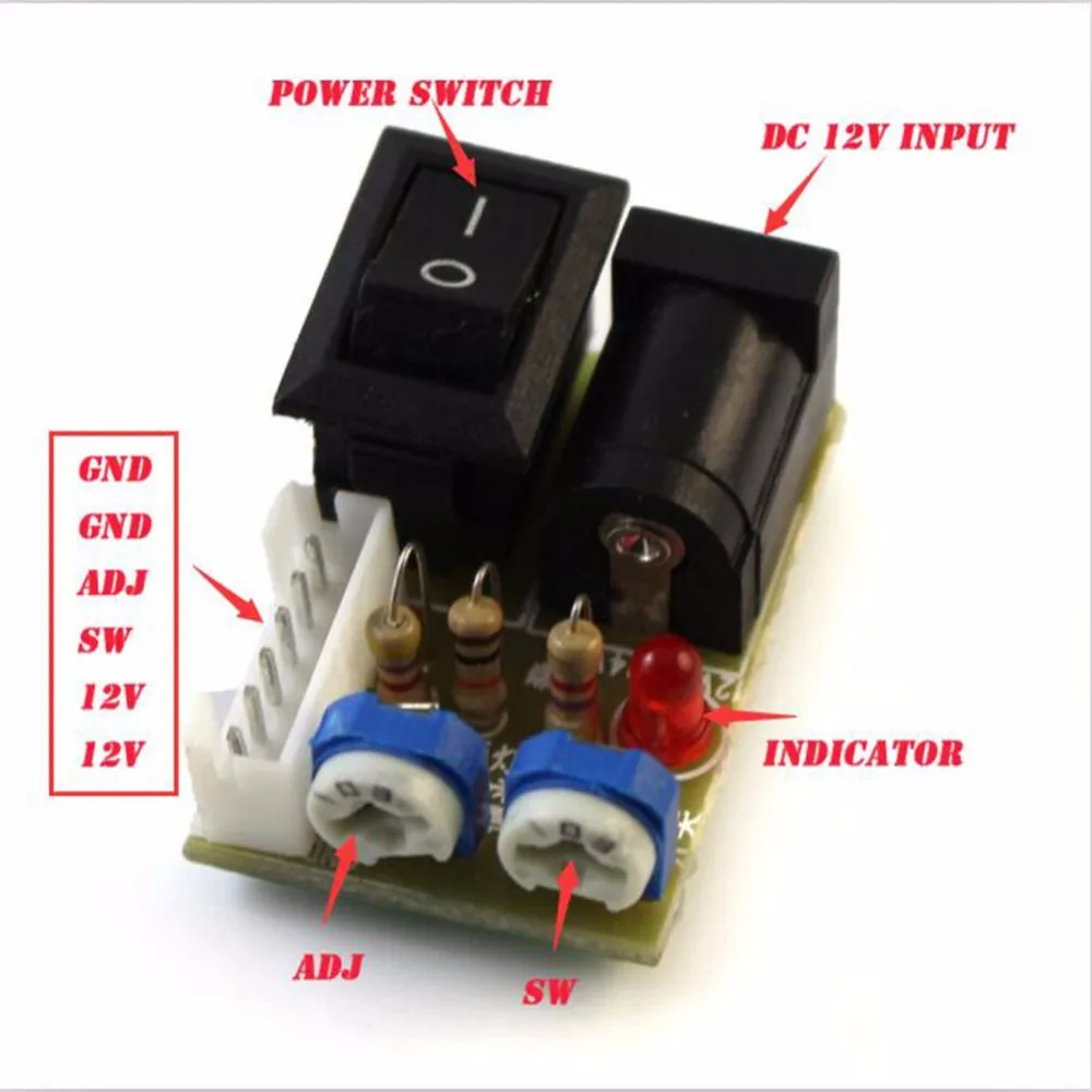 

Mini Tester Per Inverter CCFL LCD TV Laptop Screen Repair Backlight Lamp 12V Swtich 6Pin w/ Cable