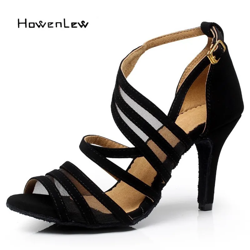 Женские туфли для танцев бархатная Женская танцевальная обувь Латина танго