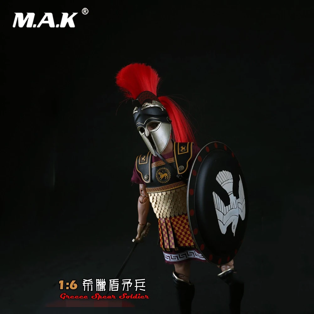 Коллекция ZH008, 1:6, греческий щит, солдатик спирумен, фигурка, модель игрушки, тевтонские рыцари, средневековая фигурка рыцаря, модель