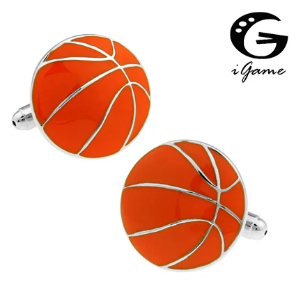 

iGame New Arrival Basketball Cuff Links Sport Design Free Shipping