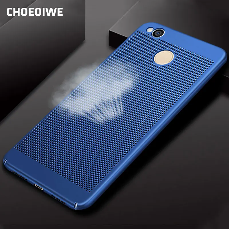 CHOEOIWE открытые чехлы для телефонов Xiaomi Redmi 4X дышащий чехол Матовый Жесткий