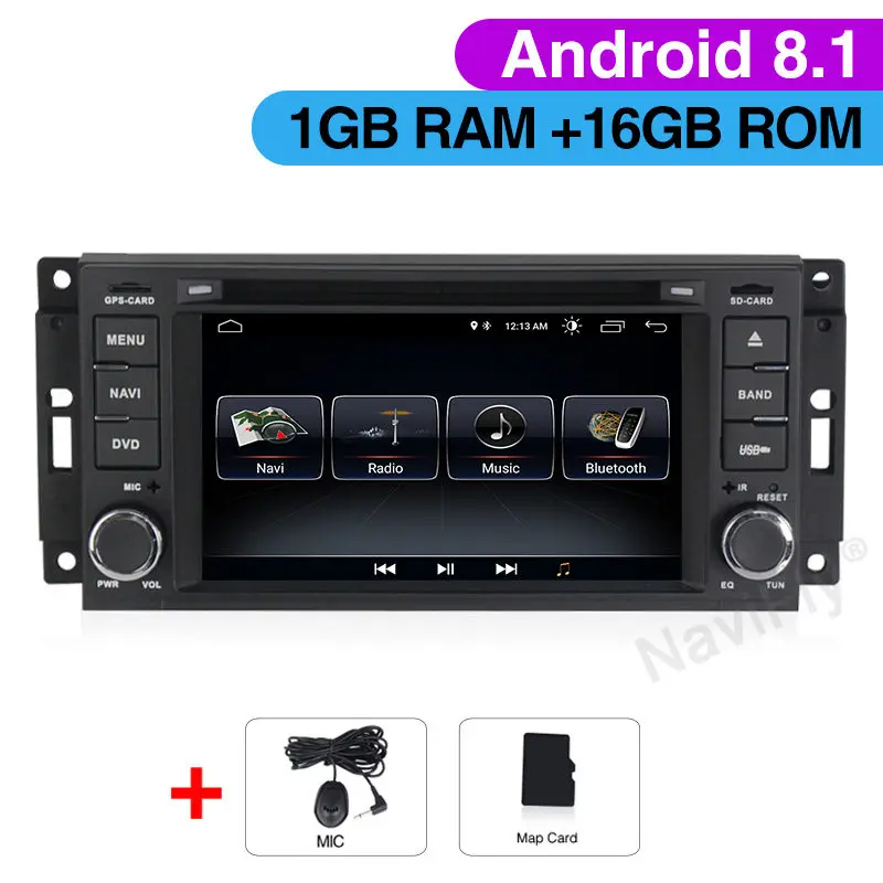 Car dvd Android 9,1 автомобильный dvd мультимедиа gps Wi-Fi Canbus для Jeep libery, Wrangler Compass Commander Grand Cherokee Dodge Caliber Journey - Цвет: Car dvd